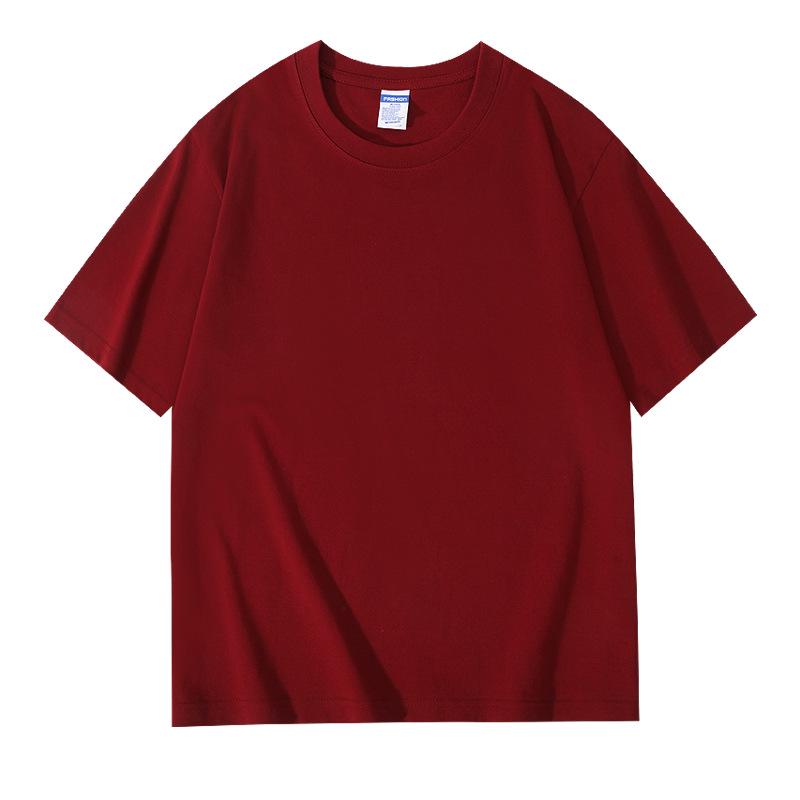 Summer Youthful Oversized Morandi T-Shirt - Cotton, Short Sleeve, Black/White/Dark Gray