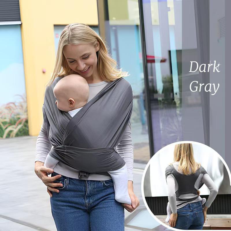 

Multifunctional Baby Sling Wrap for Front Hold and Travel Use сірий колір