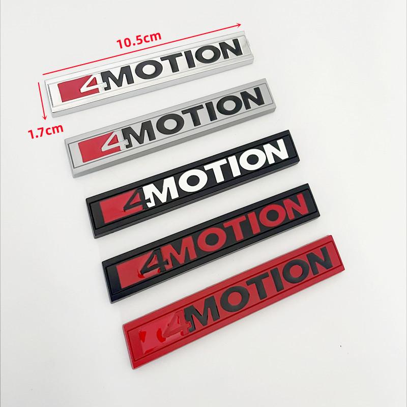 AABIN1 3D Metal 4 Motion Logo 4motion Emblem Car Trunk Badge For Volkswagen CC T5 Golf 4 Passat B6 Tiguan 4MOTION Sticker Accessories