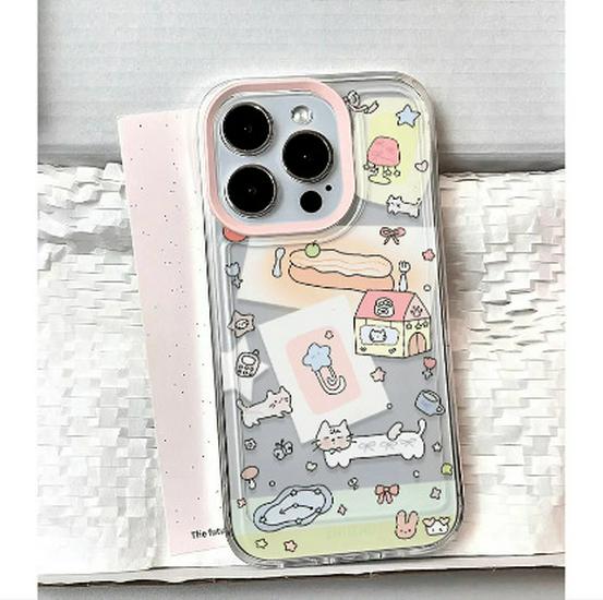 

Cute Cat House Phone Case for Apple: Fits 11, XS, 14, 15, and 16 Pro Max with Precise Cutouts and Soft, Cartoon Design. iPhone XR