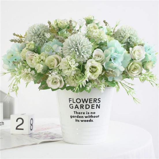 1 Stück künstliche Rose Blume Hochzeit Braut Handstrauß Party Home Blumendekor