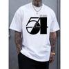 European Size Men'S Stylish Short-Sleeve with Prints Graphic Fashionable Comfortable Summer Tee Tops for Men Crew Neck T-shirt