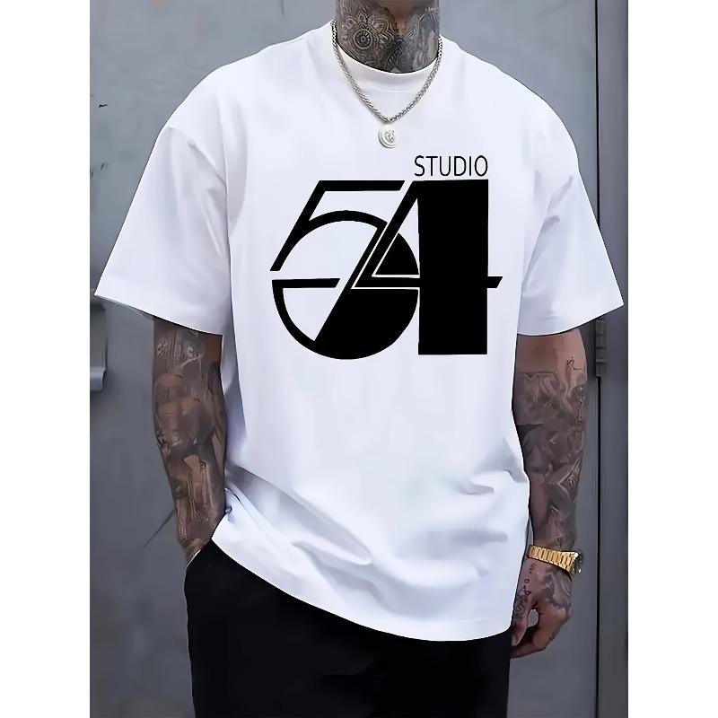 

Европейский размер Мужские Стильные Короткий рукав с Принтами Графические Модные Удобные Летние Футболки для Мужчин С круглым вырезом Футболка S белый