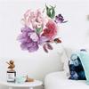 Peony Flower Wall Stickers Wall Decals Romantic Flowers Home Decor For Bedroom Living Room Entrance