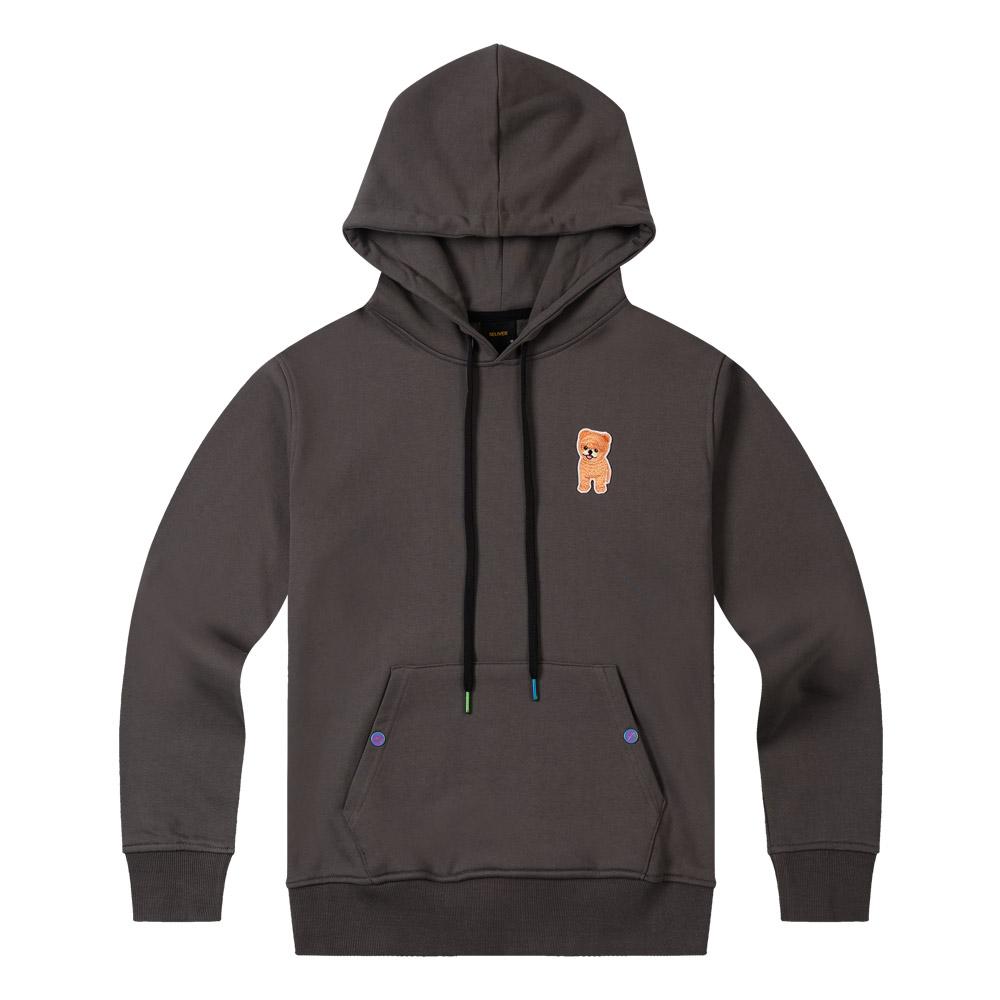 Seriver Pome Standing Patch Hood Dg Dark Grey/Xl