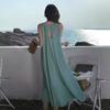 Suspender Neck Dress Children Summer Sanya Seaside Wear Holiday Beach Skirt High Sense Sleeveless Vest Skirt