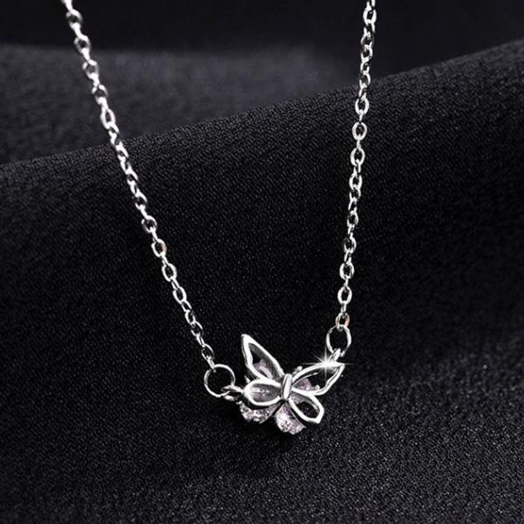 Women's Accessories Luxury Stone Butterfly Necklace 2 Colors