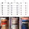 1PCS 6 Layer Clothes Hangers Multilayer Skirt Trouser Hanger for Pants Non Slip Metal Hanger Clips Clothing Storage Rack Holder
