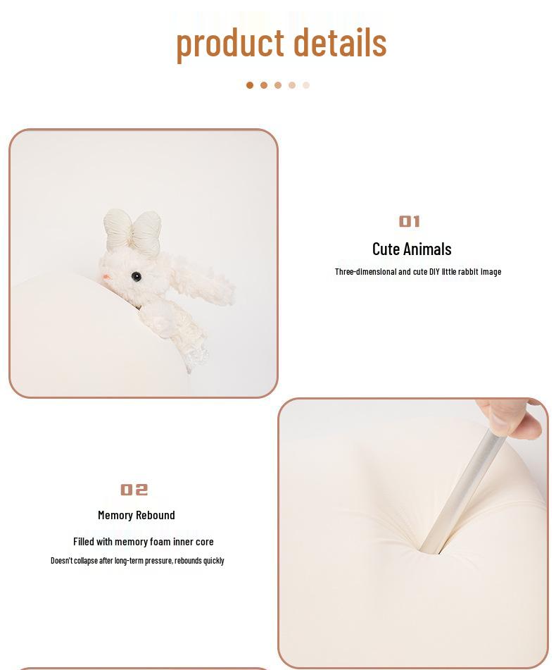 Ice Silk Memory Foam Car Headrest & Lumbar Support Pillow - Universal, Breathable, All-Season Comfort