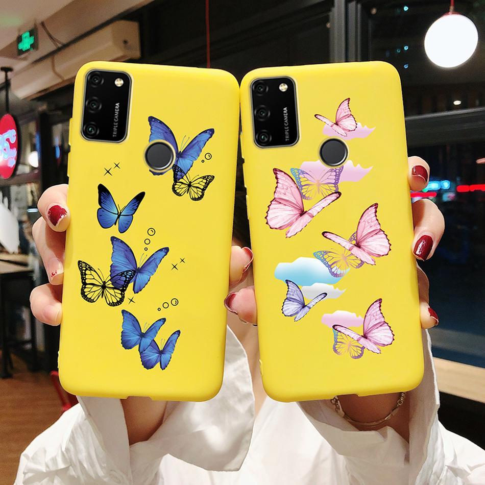 For Huawei Honor 9A Case 2020 Silicon Cover Soft Bumper Coque For Huawei Honor 9A Phone Cases MOA-LX9N Honor9A Love Heart Funda