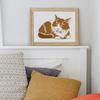PET Hollow Out Drawing Painting Stencils, for DIY Scrapbook, Photo Album, Cat Shape, 297x210mm