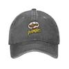 Potato Crisps Chips Pringles Print Denim Cap Casual Baseball Caps Adjustable Hat Summer Unisex Baseball Hats