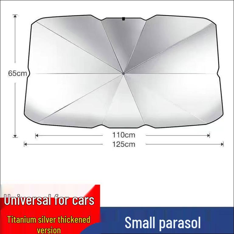 Car Sunshade Curtain - Heat Insulation Visor for Front Windshield Protection