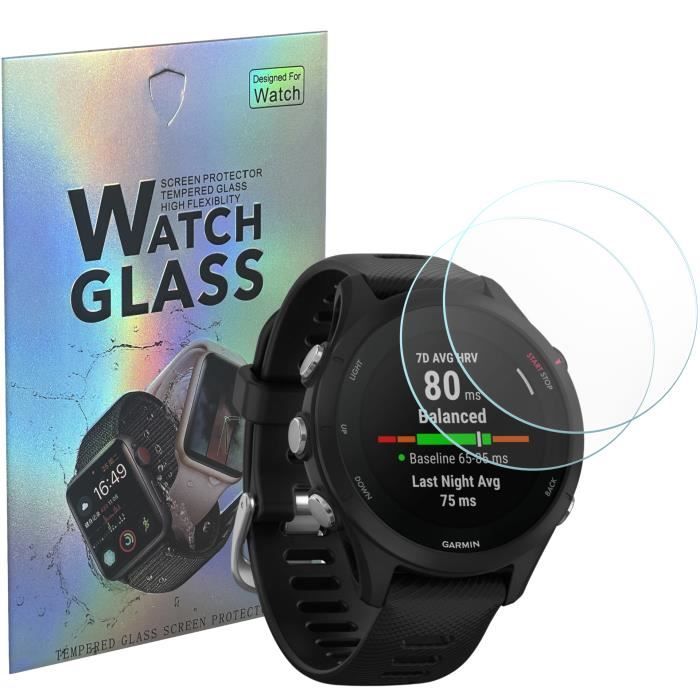 Protection écran Verre Trempé pour Garmin Forerunner 255s Music - Lot de 2 - Phonillico