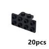 MOC Bracket 20PCS  Compatible 93274 21731 Buildings Blocks 1x2-2x4 Collections Bulk Support Toy For High-Tech Set