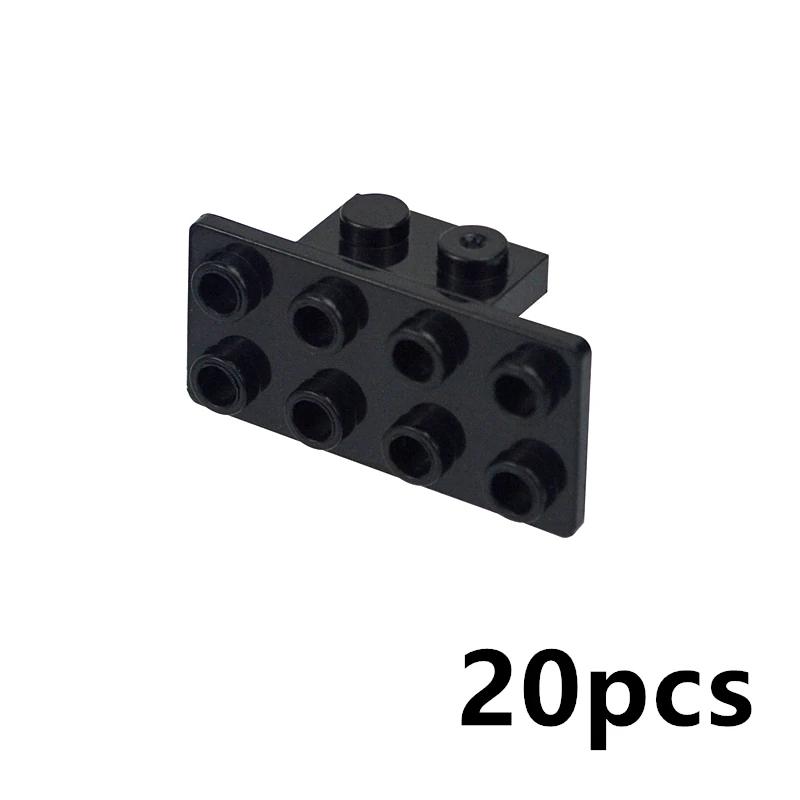MOC Bracket 20PCS  Compatible 93274 21731 Buildings Blocks 1x2-2x4 Collections Bulk Support Toy For High-Tech Set