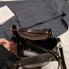 IELGY Hand-Carrying Bucket Bag One-Shoulder Large-Capacity Tote Bag Commuter Messenger Bag