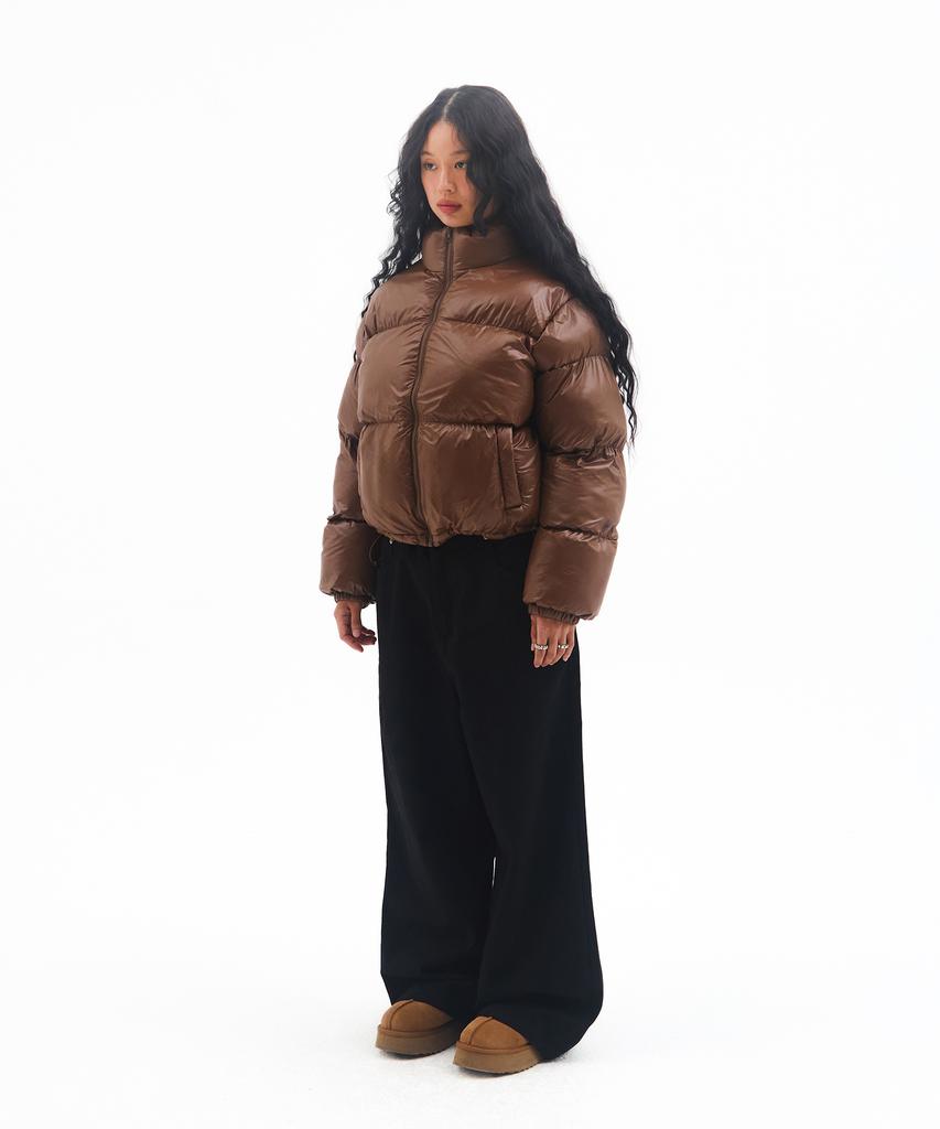 Ames-Worldwide Ames Crop Puffer Padding Brown