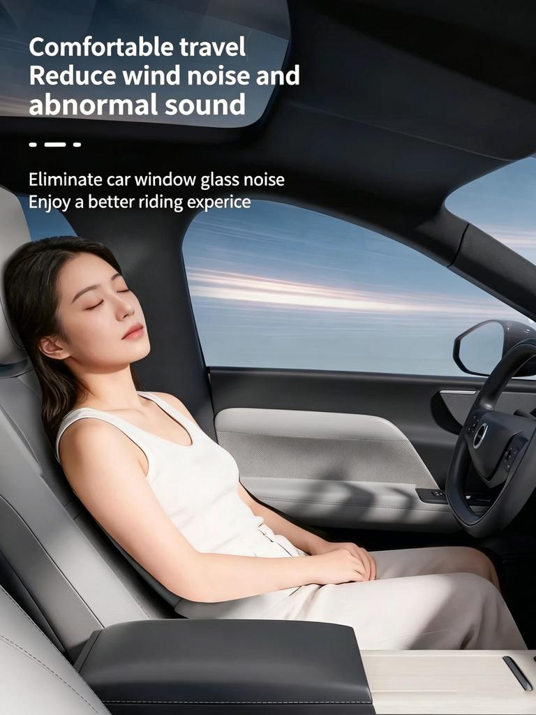 For BYD Sea Lion 06 EV/DMI Car Window Sound Insulation Sealing Strip Dustproof Windproof Noise Resistant Interior Modification