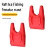 Fishing Rod Holder: Bucket Clip & Rubber Support for Rock Fishing and Bait Buckets