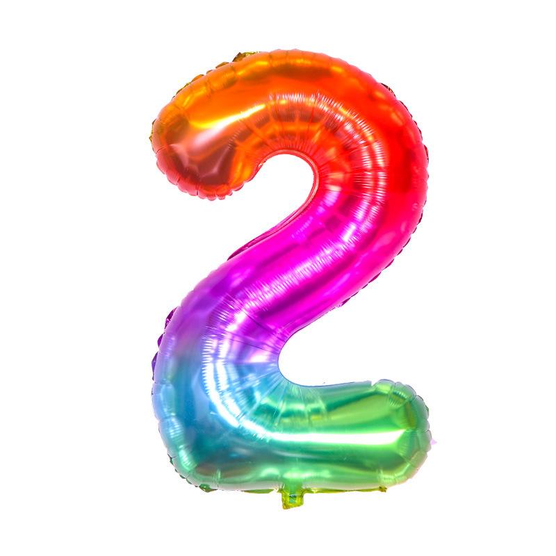 Globos de Aluminio con Número de 40 Pulgadas (EE. UU.) - Decoración de Fiesta