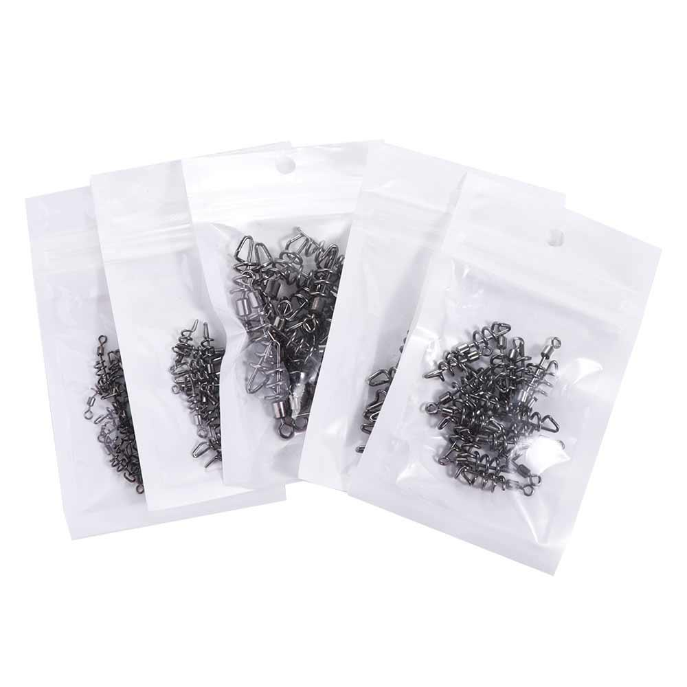 20 BUC Oțel Inoxidabil Pescuit Vârtos Rotativ 2#-10# Conector Schimbare Rapidă Agrafă Cârlig de Pescuit