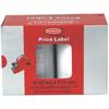 Bambalio Blr-Wp(Box) White Price Label Roll With Red Border Line Set Compatible With All Single Line Labeling Machines (