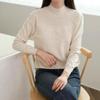 New Arrivals Open Run Women Mock Neck Round Knit Standard Winter Long Sleeve