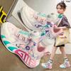 Girls' Shoes for summer2026New Girls' Mesh Breathable Running Shoes, Children's Non-slip and Wear-resistant Basketball Shoes