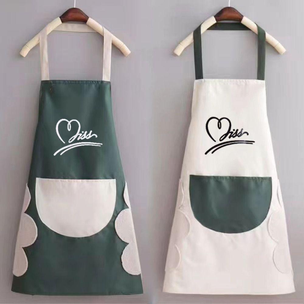 

Протираемый кухонный фартук для рук, водонепроницаемые фартуки для кофейни, домашние фартуки для приготовления пищи, ресторан
