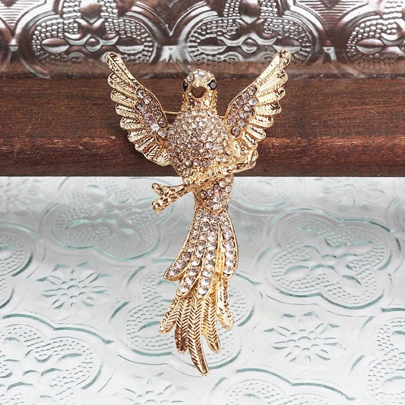 SKEDS Vintage Süße Kolibri Brosche Damen Corsage Mantel Pin Luxus Schmuck für Damen Hochzeitsfeier Accessoires Gutes Geschenk