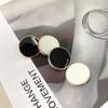 10Pcs 11.5/15/20/25Mm Decorative Buttons For Clothing Fashion Metal Black Small Buttons For Shirt Diy Sewing Buttons For Clothes