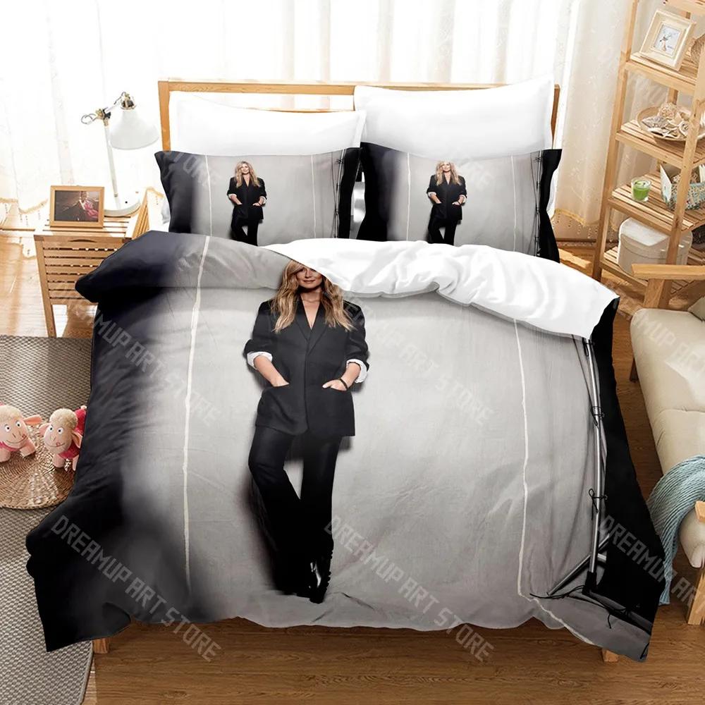 3D Print Lara Fabian Bedding Set Single Twin Full Queen King Size Bed Set Adult Kid Bedroom Duvetcover Sets