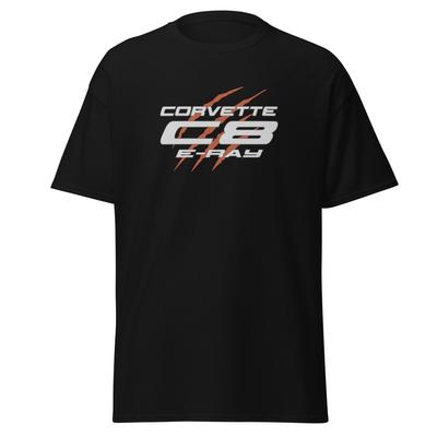 Camiseta Premium Para Aficionados al Coche Chevrolet Corvette C8 E-Ray Regalo de Cumpleaños