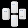 International Long-range Wireless Doorbell with Multi-Plug Compatibility (EU/US/UK/AU) - One-to-Three 433 MHz