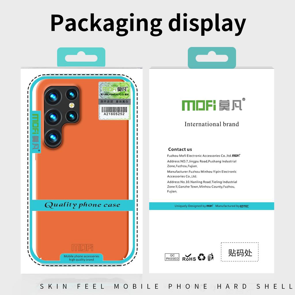 MOFI JK Qin Series For Samsung Galaxy S24 Ultra Case Slim-Fit TPU+Acrylic Smart Phone Shell