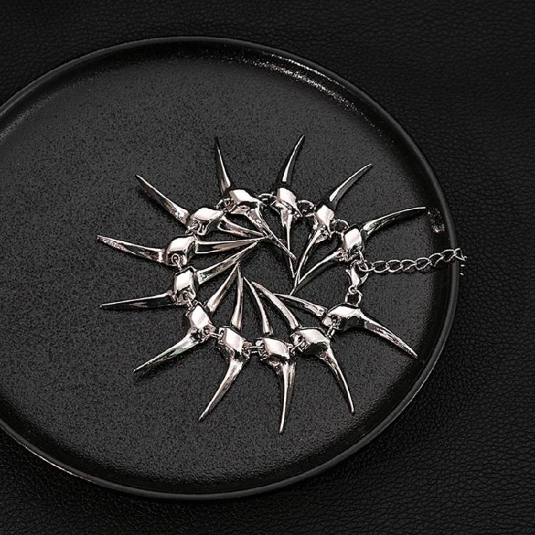 Thorn Fish Bone Chain Bracelets Adjustable Link Chain Charm Bracelets Jewelry