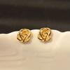 1Pair of Hollow Rose Earrings, High-quality Jewelry, Upgraded Stylish Earrings, Premium Decorative Earrings