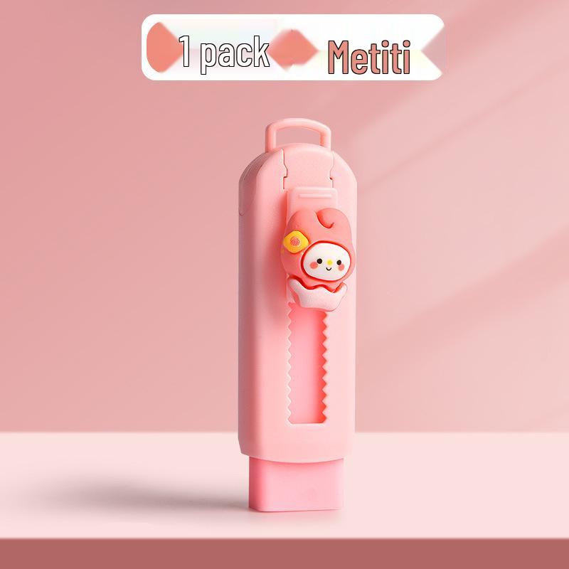 Capybara Crumb-Free Push-Pull Eraser for Kids