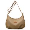 Casual Nylon Womens Shoulder Bag Fashion Simple College Style Crossbody Bag Large Capacity Designer Ladies Handbag Purse