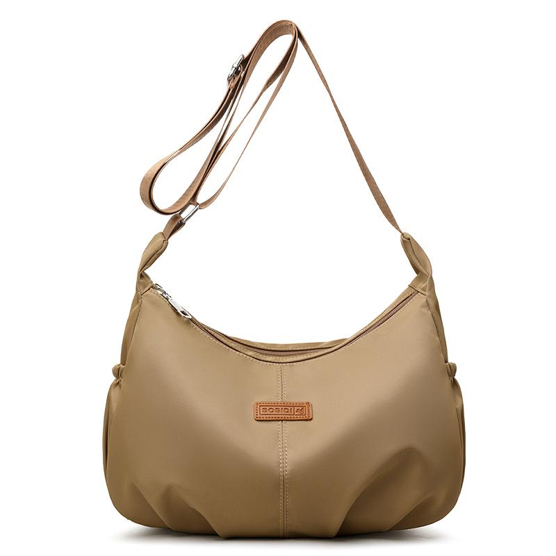 Casual Nylon Womens Shoulder Bag Fashion Simple College Style Crossbody Bag Large Capacity Designer Ladies Handbag Purse