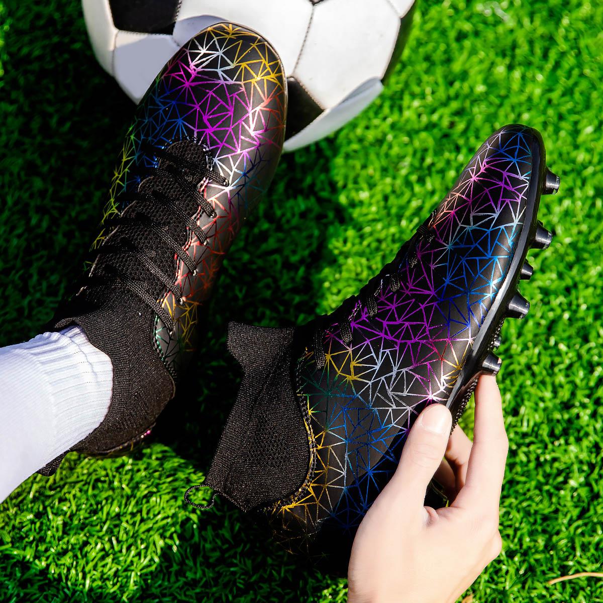 Мужские футбольные бутсы подростковые дышащие футбольные бутсы профессиональная игровая — фото 14