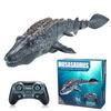 2.4G Remote Control Dinosaur Boat RC Mosasaurus Dinosaur Pool Water Outdoor Toys for Boys and Girls Kids Birthday Gifts