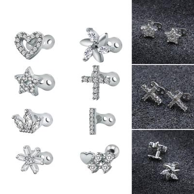 Stainless Steel Dermal Anchors Base Hypoallergenical Body Piercing Jewelry Fashionable Accessory for Sensitive Skin