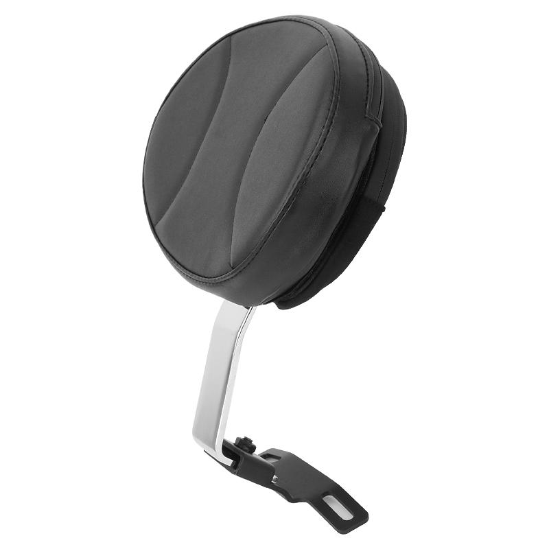 Motorcycle Adjustable Plug In Driver Backrest Rider Sissy Bar Pad For Harley Dyna Softail Electra Road Street Glide Road King