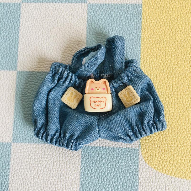 בגדי בובת קטיפה ויניל חמודה 17 ס"מ קופסה עיוורת - תליון LaBuBu שמלת אביזרים