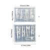 Small Art Accessories Molds Flower Theme Nail Designing Moulds Nail Embellishment Molds for Delicate Manicure Designs