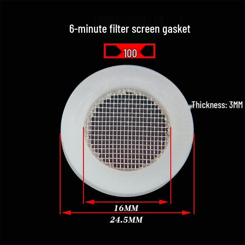 4-Point Shower Head Silicone Gasket & Rubber Washer Set