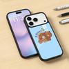 Cartoon L-LINE F-Friends Cute Brown Phone Case For iPhone17,16,15,14,13,12,Pro,Max,Magnetic For Magsafe Wireless Charging
