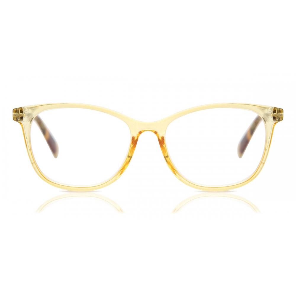 

Croon Monroe Yellow Unisex Eyeglasses Transparent Yellow/+1.00